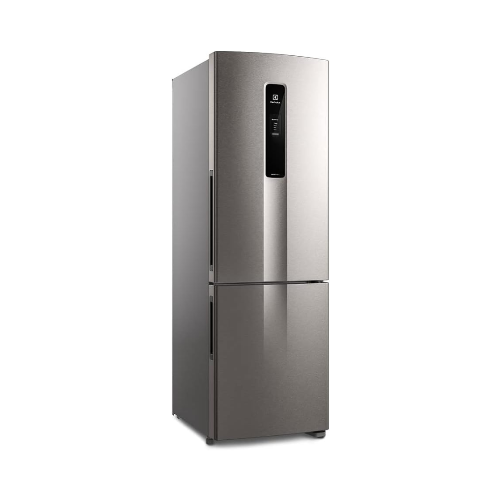 Refrigerador Bottom Freezer Electrolux de 02 Portas Frost Free com 400 Litros Autosense Inox - Db44s