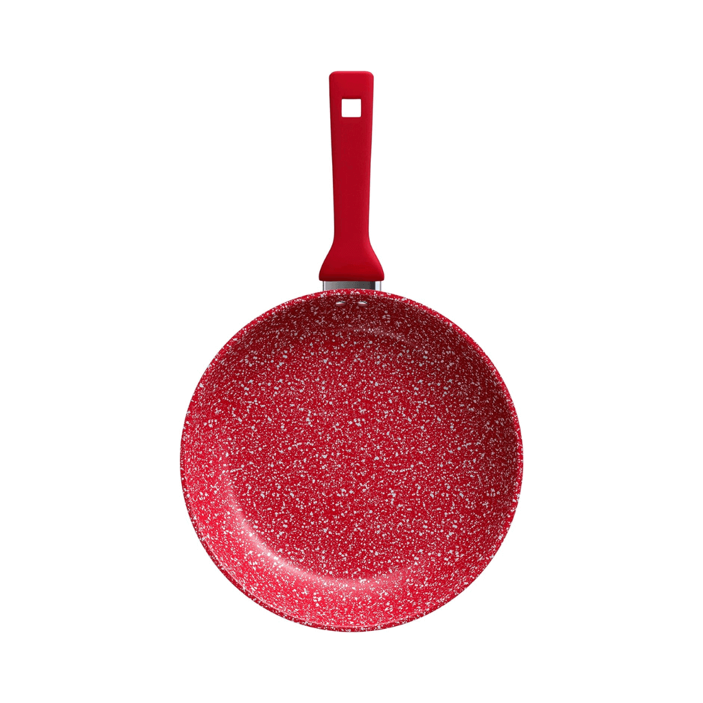Frigideira 26 cm ColorStone de alumínio com antiaderente Titânio, ALU8358-TI, Euro Home