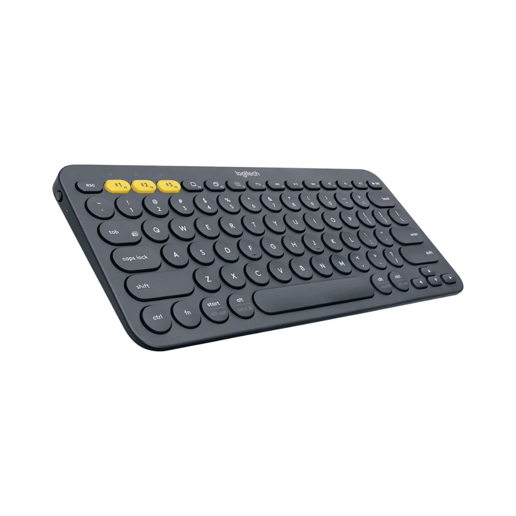 Teclado sem fio Logitech K380 com Conexão Bluetooth Easy-Switch para até 3 dispositivos e Pilha Inclusa - Compatível com PC, Mac, Chrome OS, Android, iOS e... Cor:Preto