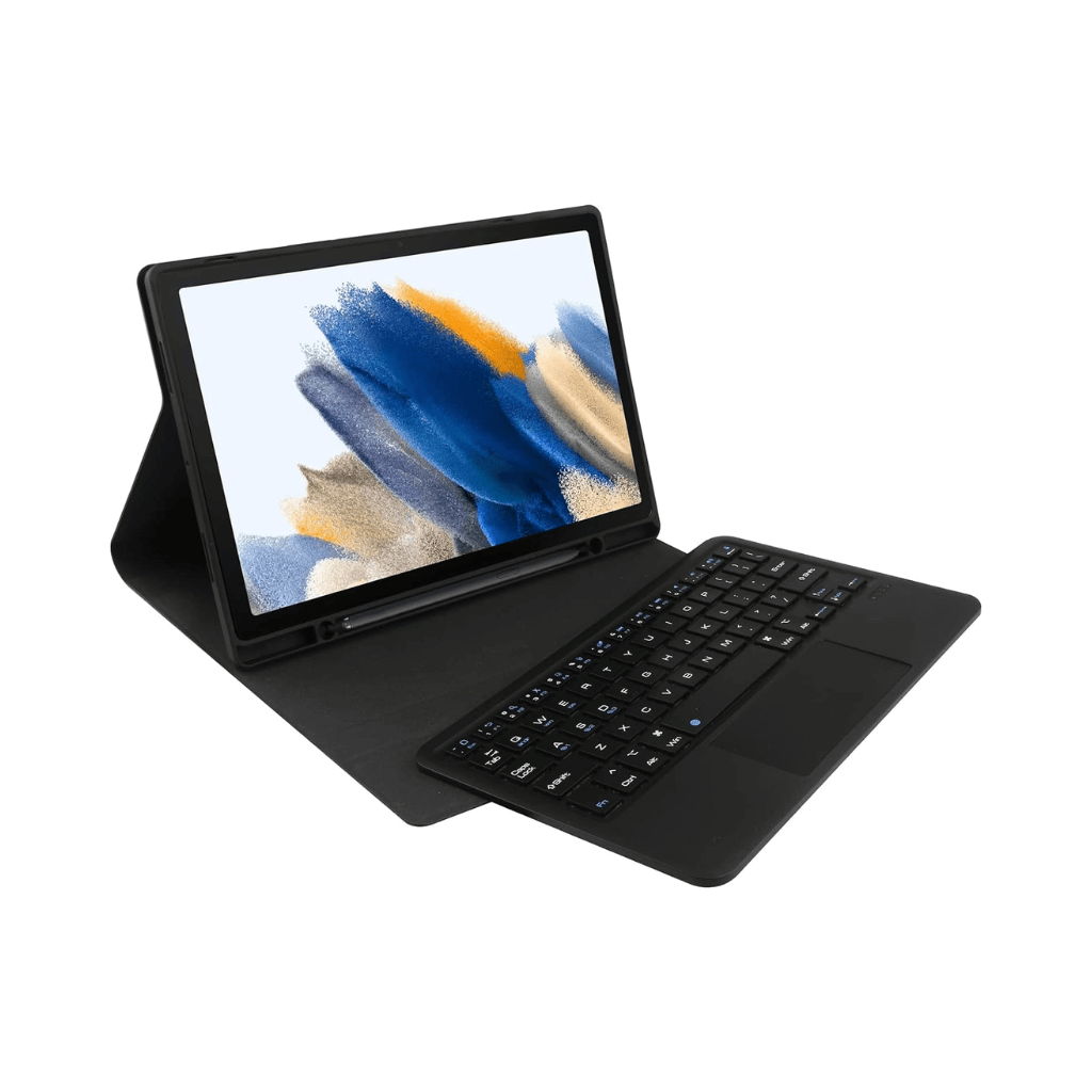 Homesen Capa protetora para tablet com slot para caneta teclado BT Touchpad compatível com Samsung Galaxy Tab A8 10,5 polegadas SM-X200/SM-X205/SM-X207